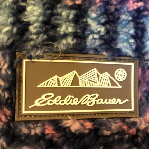 EDDIE Bauer Outdoor Girls Purple/Blue Sherpa Hooded Jacket Size L(14/16) - Picture 9 of 16